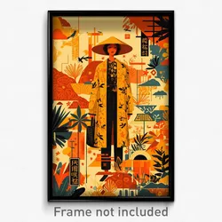 Vietnamese Movie Poster - Outrageous Trench (Vietnam Retro Film Art Print)