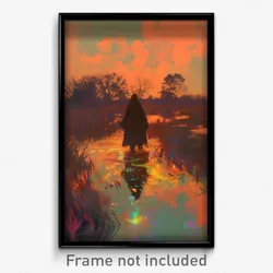 Art Poster - Pure Marsh (Psychedelic Trippy Weird 11x17 Cartoon Print)