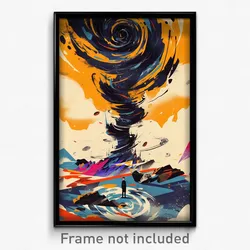 Bollywood Movie Poster - Cute Tornado (India Retro Hindi Film Art Print)