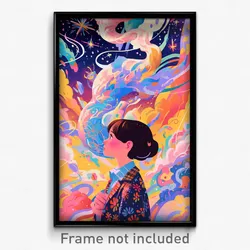 Spanish Movie Poster - Cute Aurora (Spain Psychedelic Art Retro Film Print)