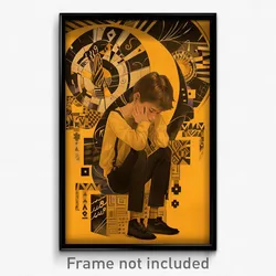 Spanish Movie Poster - Boy Feeling Guilt, Artistic Gold (Spain Film Art Print)