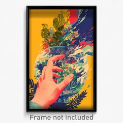 Greek Movie Poster - Prestigious Mound (Greece Psychedelic Art Retro Film Print)