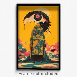 Mexican Movie Poster - Monstrous Boba Tea (Mexico Retro Film Art Print)