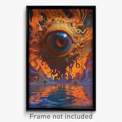 Icelandic Movie Poster - Hidden Television (Iceland Retro Film Art Print)