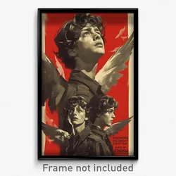 German Movie Poster - Boy Feeling Cynicism, Natural Multiple Wings (Art Print)