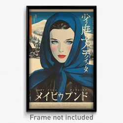 Icelandic Movie Poster - Girl Feeling Aversion, Enchanted Blue Capelet (Print)