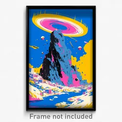 Greek Movie Poster - Flying Exotic Island (Greece Retro Film Art Print)
