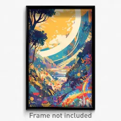 Indonesian Movie Poster - Graceful Vista (Indonesia Retro Film Art Print)
