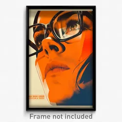 Spanish Movie Poster - Man Feeling Expectancy, Flippant Glasses (Art Print)