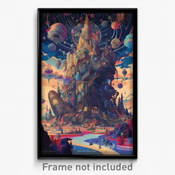 Movie Art Poster - Complicated County (Psychedelic Retro Weird Film Print)