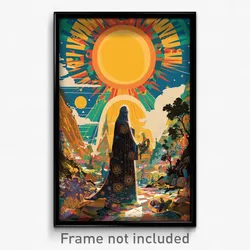 Brazilian Movie Poster - Antique Mill (Brazil Psychedelic Art Retro Film Print)