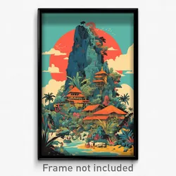 Indonesian Movie Poster - Valuable Rock (Indonesia Retro Film Art Print)
