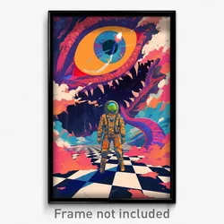 Movie Art Poster - Bumpy Bailey (Psychedelic Trippy Retro Cartoon Film Print)