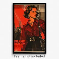 Russian Movie Poster - Woman Feeling Uncertainty, Acclaimed Gift Bag (Art Print)