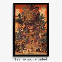 Indonesian Movie Poster - Remote Barony (Indonesia Retro Film Art Print)