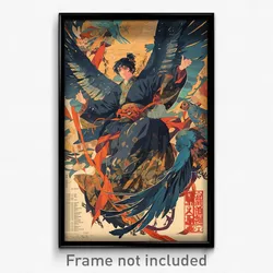 Vietnamese Movie Poster - Boy Feeling Fascination, Striking Large Wings (Print)