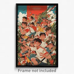 Indonesian Movie Poster - Boy Feeling Mixed Up, Athletic Shirt Overhang (Print)