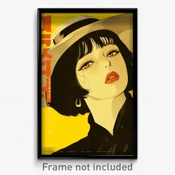 Korean Movie Poster - Woman Feeling Tension, Slim Two Tone Headwear (Art Print)