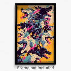 Mexican Movie Poster - Unkempt Kennel (Mexico Psychedelic Art Retro Film Print)