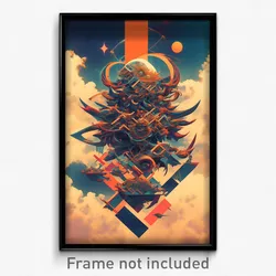 Movie Art Poster - Neat Waste (Psychedelic Trippy Retro Cartoon Film Print)