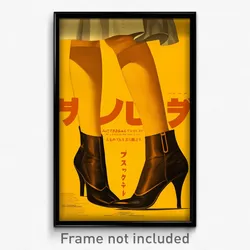 Brazilian Movie Poster - Woman Feeling Sullenness, Attractive Yellow Socks