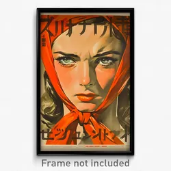 Brazilian Movie Poster - Woman Feeling Weak, Well To Do Red Bow (Art Print)