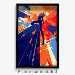 Movie Art Poster - Woman Feeling Mad, Reasonable Highleg (Retro Film Print)