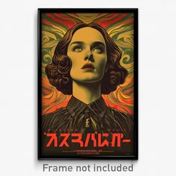 Russian Movie Poster - Woman Feeling Courage, Amazing Frilled Shirt (Art Print)