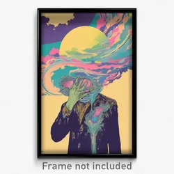 Movie Art Poster - Boy Feeling Cheeky, Grimy Wedding Dress (Retro Film Print)
