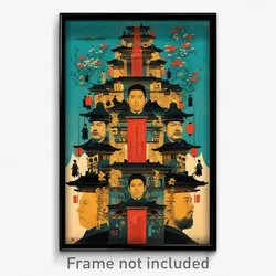 Thai Movie Poster - Nautical Prison (Thailand Psychedelic Art Retro Film Print)