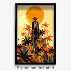 Brazilian Movie Poster - Menacing Pavillion (Brazil Retro Film Art Print)