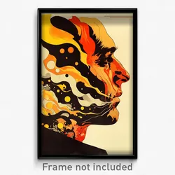 German Movie Poster - Uncommon Strand (Germany Psychedelic Art Retro Film Print)