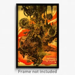 Spanish Movie Poster - Curvy Cavern (Spain Psychedelic Art Retro Film Print)