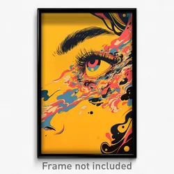Spanish Movie Poster - Golden Spring (Spain Psychedelic Art Retro Film Print)
