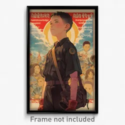Thai Movie Poster - Boy Feeling Indifference, Studious Brown Footwear (Print)