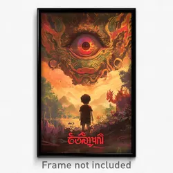 Thai Movie Poster - Rural Entertainment Room (Thailand Retro Film Art Print)