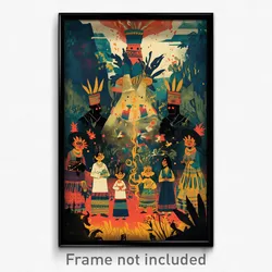 Mexican Movie Poster - Frightening Valley (Mexico Retro Film Art Print)