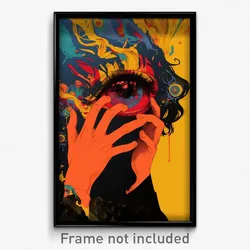 Spanish Movie Poster - Silent Kennel (Spain Psychedelic Art Retro Film Print)