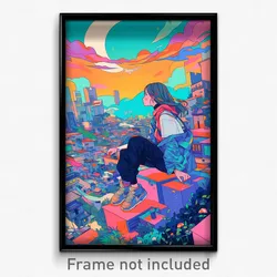 Art Poster - Urban Chest (Psychedelic Trippy Weird 11x17 Print)