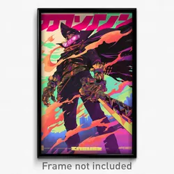 Hebrew Movie Poster - Deserted Gambit (Israel Psychedelic Art Retro Film Print)