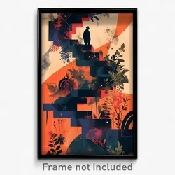 Art Poster - Agile Chimney (Psychedelic Trippy Weird 11x17 Print)