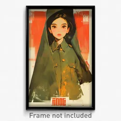 Vietnamese Movie Poster - Girl Feeling Self Critical, Orderly Green Coat (Print)