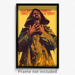 Mexican Movie Poster - Man Feeling Jubilation, Fresh Hooded Cloak (Art Print)