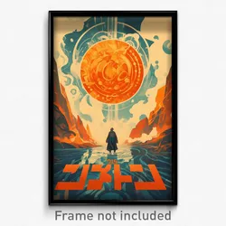 Hebrew Movie Poster - Simplistic Expanse (Israel Retro Film Art Print)
