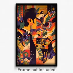 Bollywood Movie Poster - Fantastic Bakery (India Retro Hindi Film Art Print)