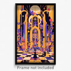 Icelandic Movie Poster - Outlandish Chapel (Iceland Retro Film Art Print)