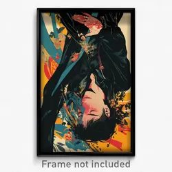 French Movie Poster - Boy Feeling Sadness, Small Lace Trimmed Legwear (Print)