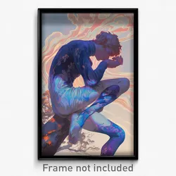 Art Poster - Boy Feeling Tension Wearing Expensive Alternate Legwear (Print)