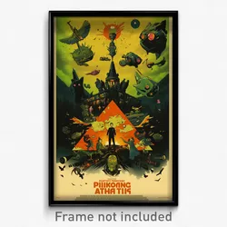 French Movie Poster - Important Attic (France Psychedelic Art Retro Film Print)