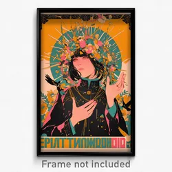 Russian Movie Poster - Pink Yard (Russia Psychedelic Art Retro Film Print)